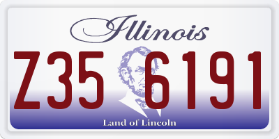 IL license plate Z356191