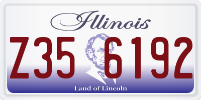 IL license plate Z356192