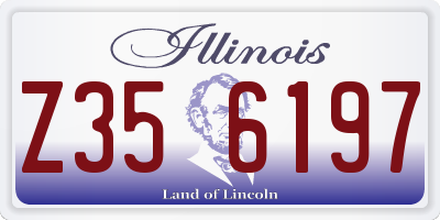 IL license plate Z356197