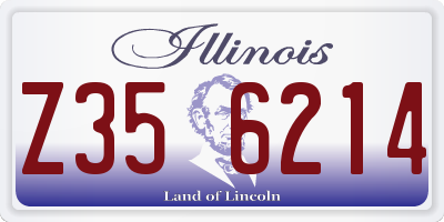 IL license plate Z356214