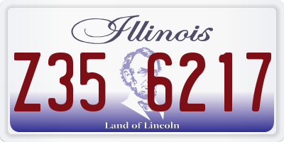 IL license plate Z356217