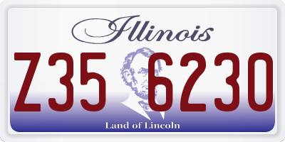 IL license plate Z356230