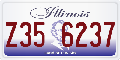 IL license plate Z356237