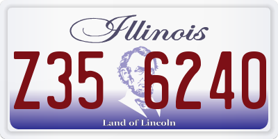 IL license plate Z356240