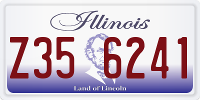 IL license plate Z356241
