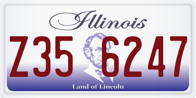 IL license plate Z356247