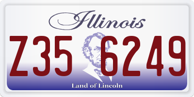 IL license plate Z356249