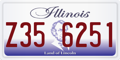 IL license plate Z356251