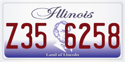 IL license plate Z356258