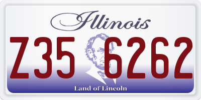 IL license plate Z356262