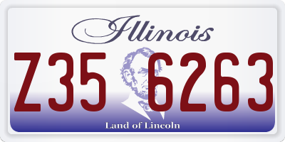 IL license plate Z356263