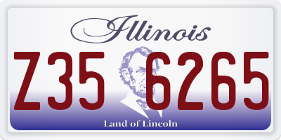 IL license plate Z356265
