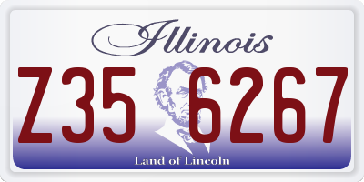 IL license plate Z356267