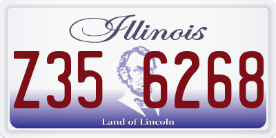 IL license plate Z356268