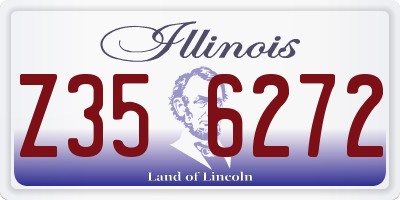 IL license plate Z356272