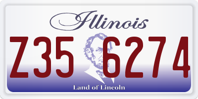 IL license plate Z356274