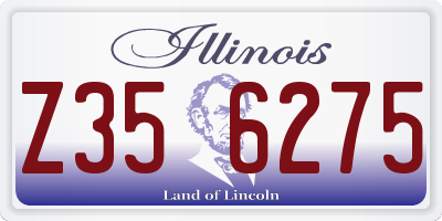 IL license plate Z356275