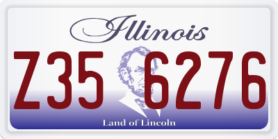 IL license plate Z356276