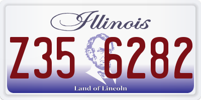IL license plate Z356282