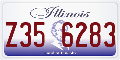 IL license plate Z356283