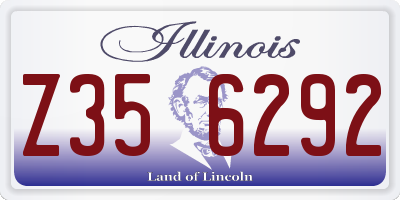 IL license plate Z356292