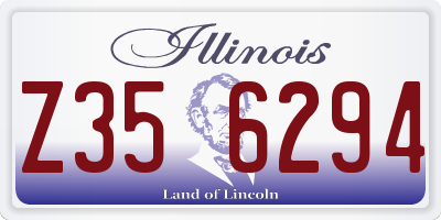 IL license plate Z356294