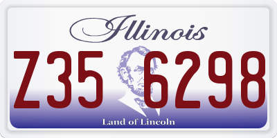 IL license plate Z356298
