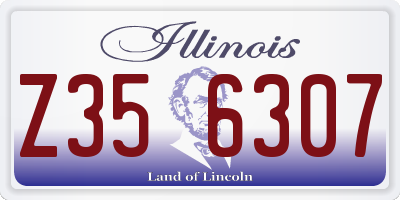 IL license plate Z356307
