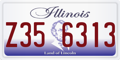 IL license plate Z356313