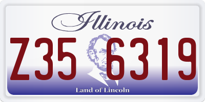 IL license plate Z356319