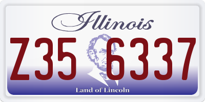 IL license plate Z356337