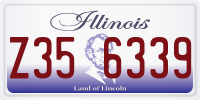 IL license plate Z356339