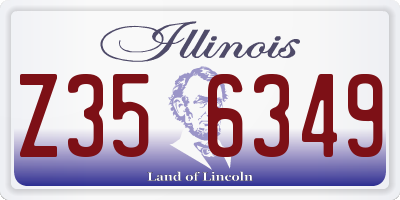 IL license plate Z356349