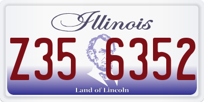 IL license plate Z356352