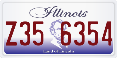 IL license plate Z356354