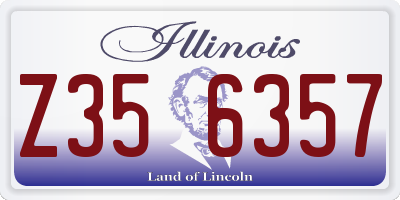 IL license plate Z356357