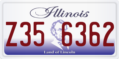 IL license plate Z356362
