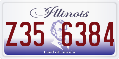 IL license plate Z356384