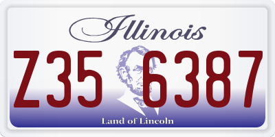 IL license plate Z356387