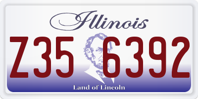 IL license plate Z356392