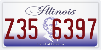 IL license plate Z356397