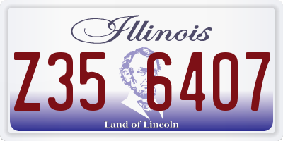 IL license plate Z356407