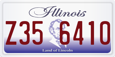 IL license plate Z356410