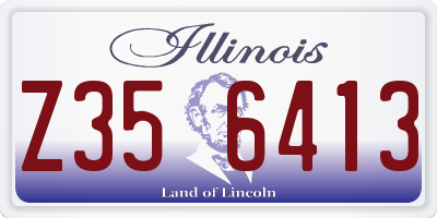 IL license plate Z356413