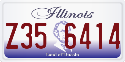 IL license plate Z356414