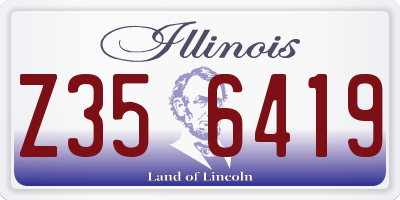IL license plate Z356419