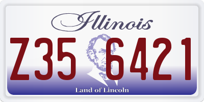 IL license plate Z356421