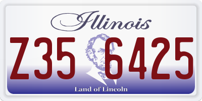 IL license plate Z356425