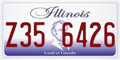 IL license plate Z356426