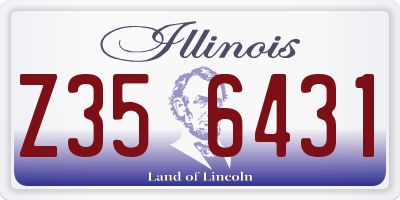 IL license plate Z356431
